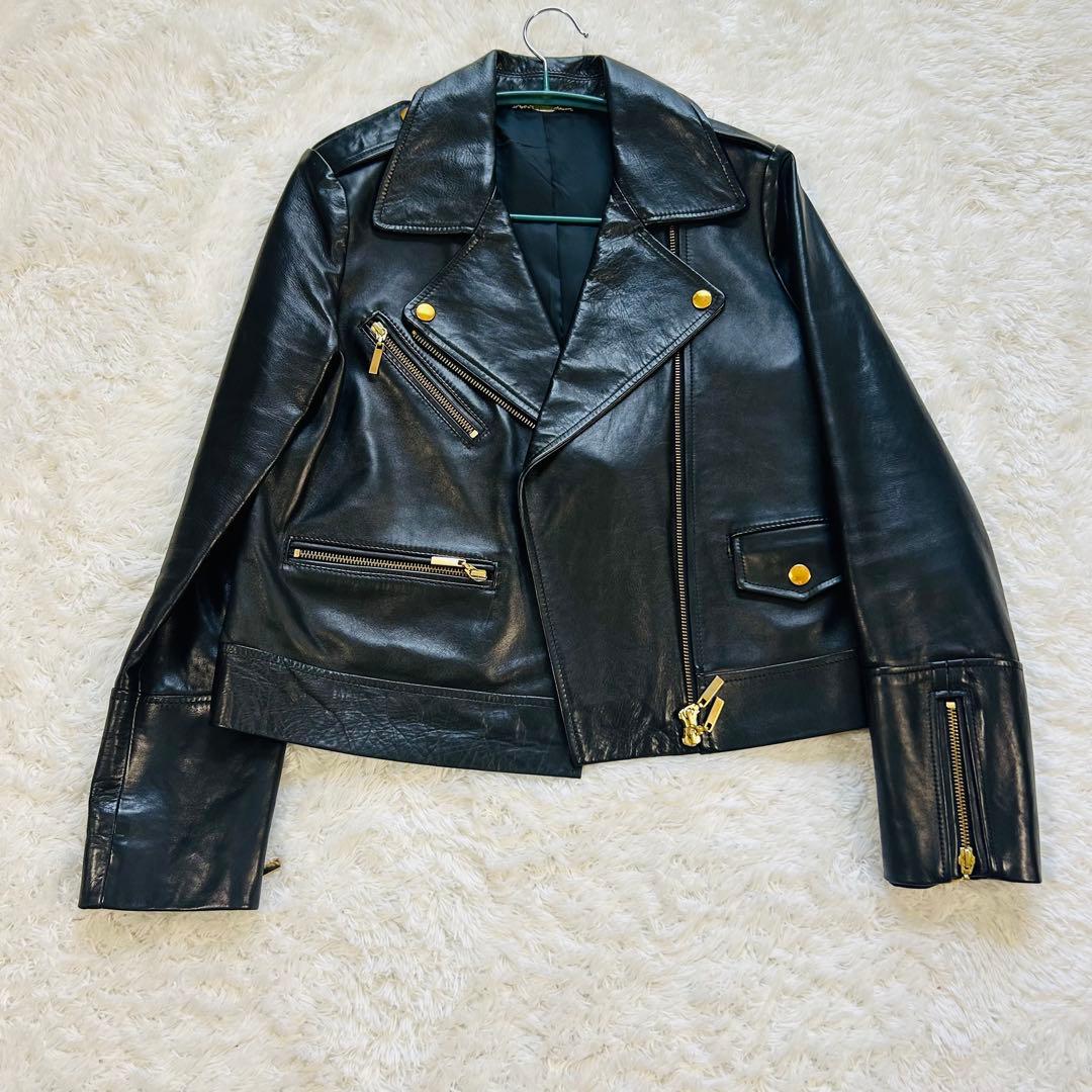 L´Appartement ホースレザー ライダース ジャケット　38サイズ