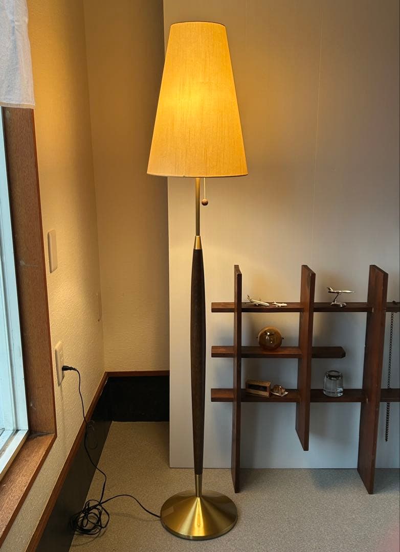 ヤマギワ　yamagiwa 廃盤　フロアランプ　フロアライト　ミッドセンチュリー