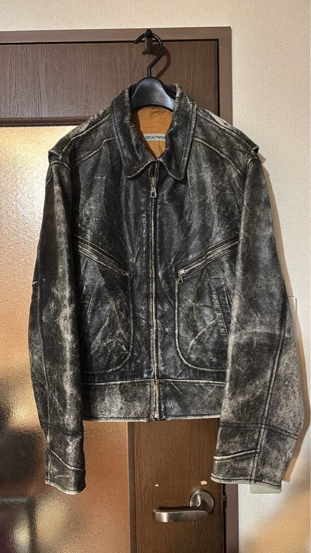 ジャケット・アウター EMPORIO ARMANI 1990s Leather Jacket