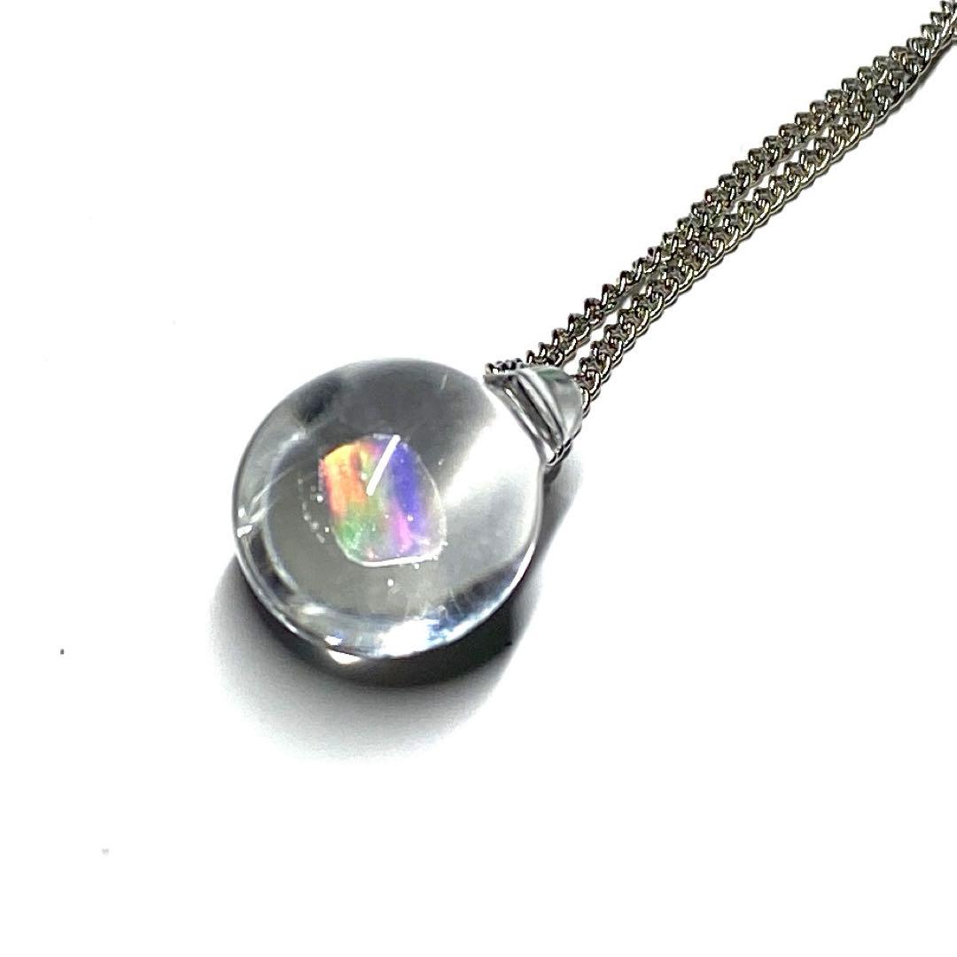 【希少！一点物！】優美なガラス細工 ペンダント 氷