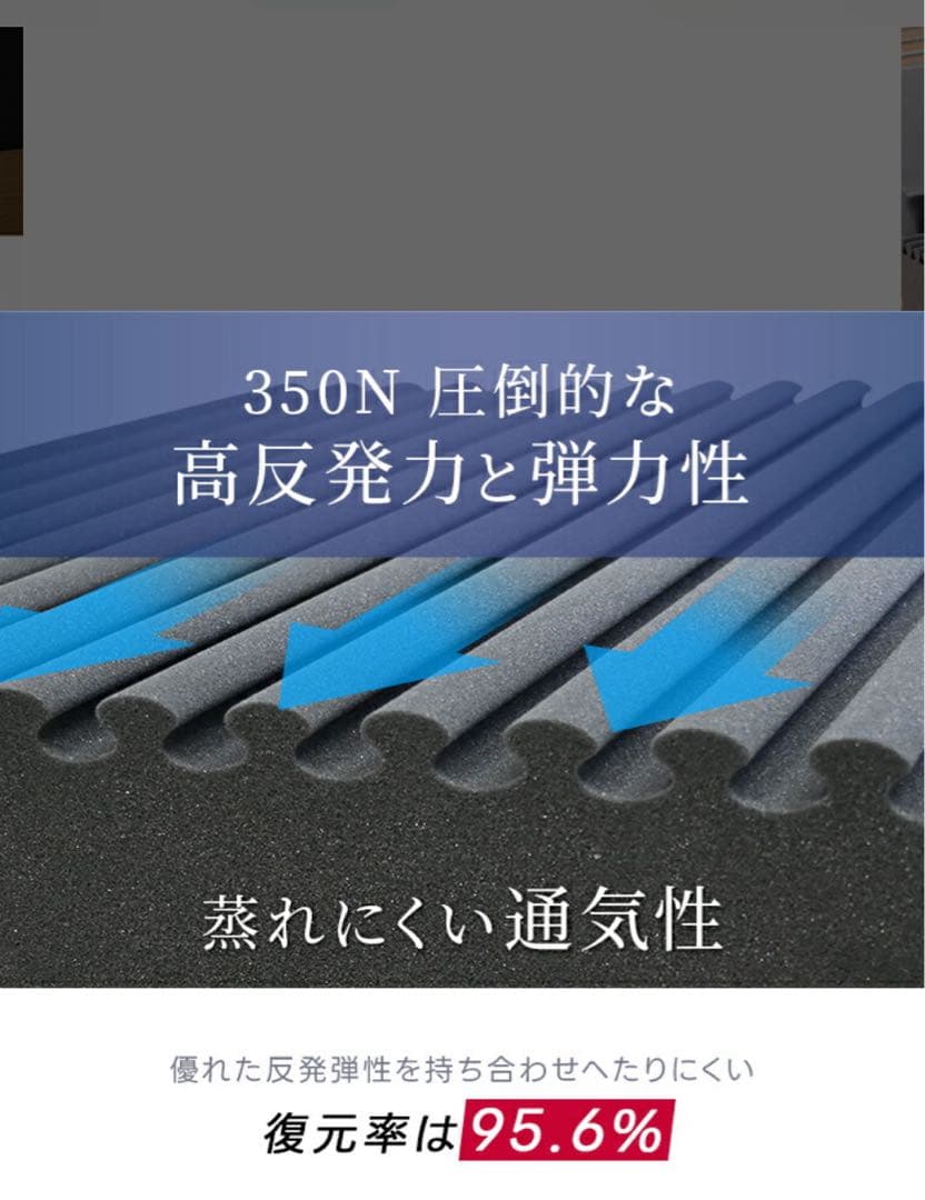 RISE スリープマジック　極厚マットレス　セミダブル　高反発　定価88000円