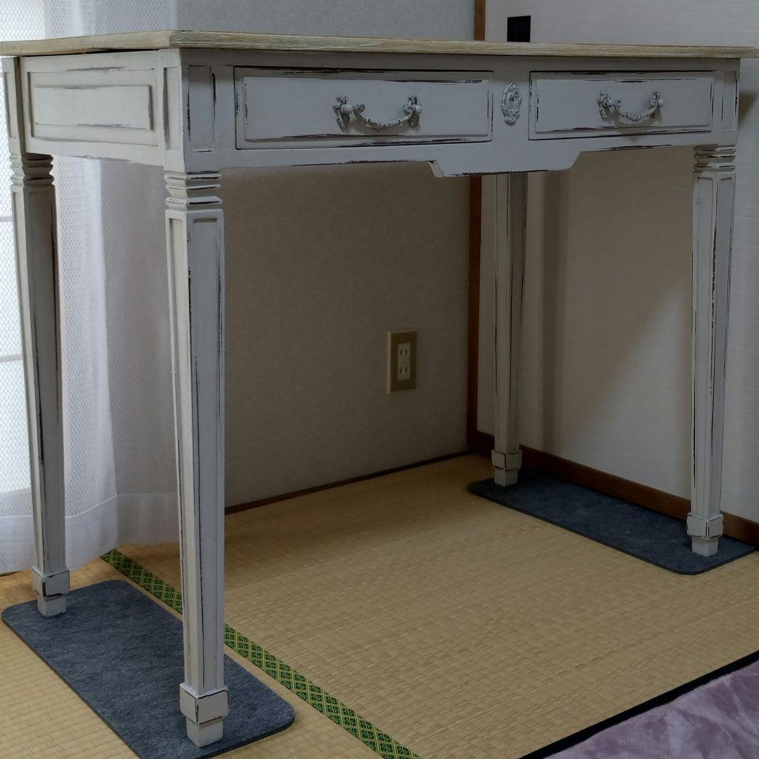 サラグレース　フレンチシャビーシックデスク　アンティークスタイル　コンソール