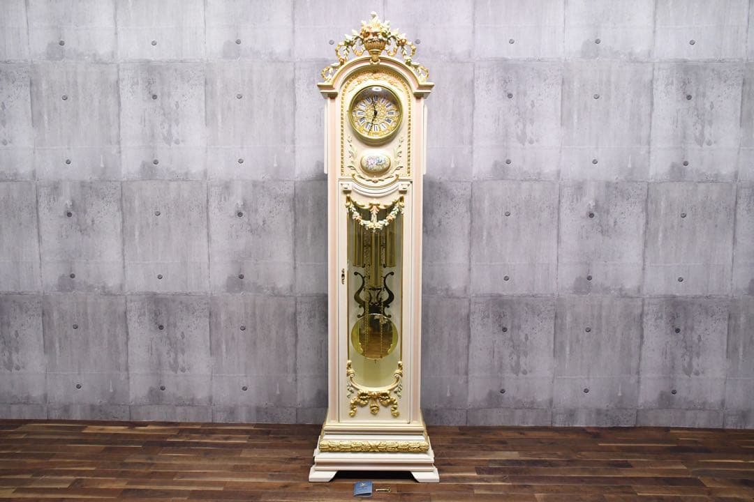 A9X イタリア コンソーニ ヘルムレ ロココ様式 ホールクロック