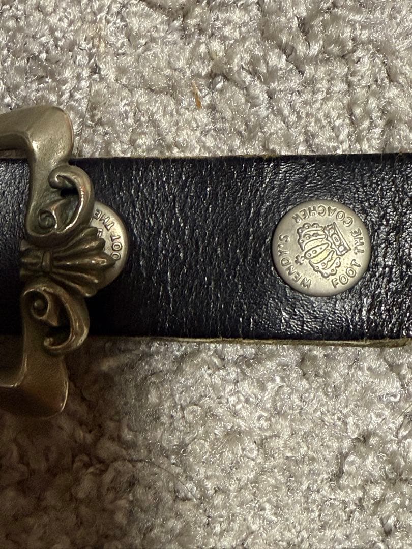 Wendy's & foot the coacher 2連スタッズベルト　激レア