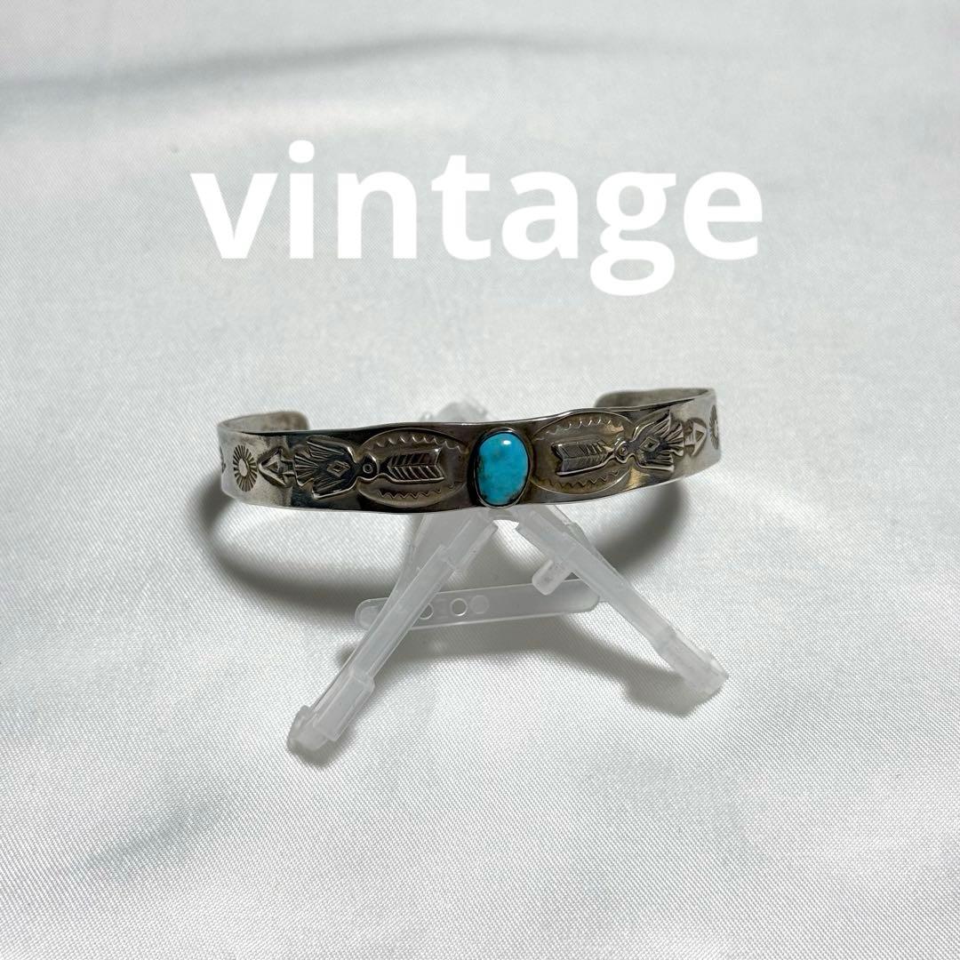 た*べ様 フレッド・ハービースタイル1935年製　シルバーカフ　ヴィンテージ