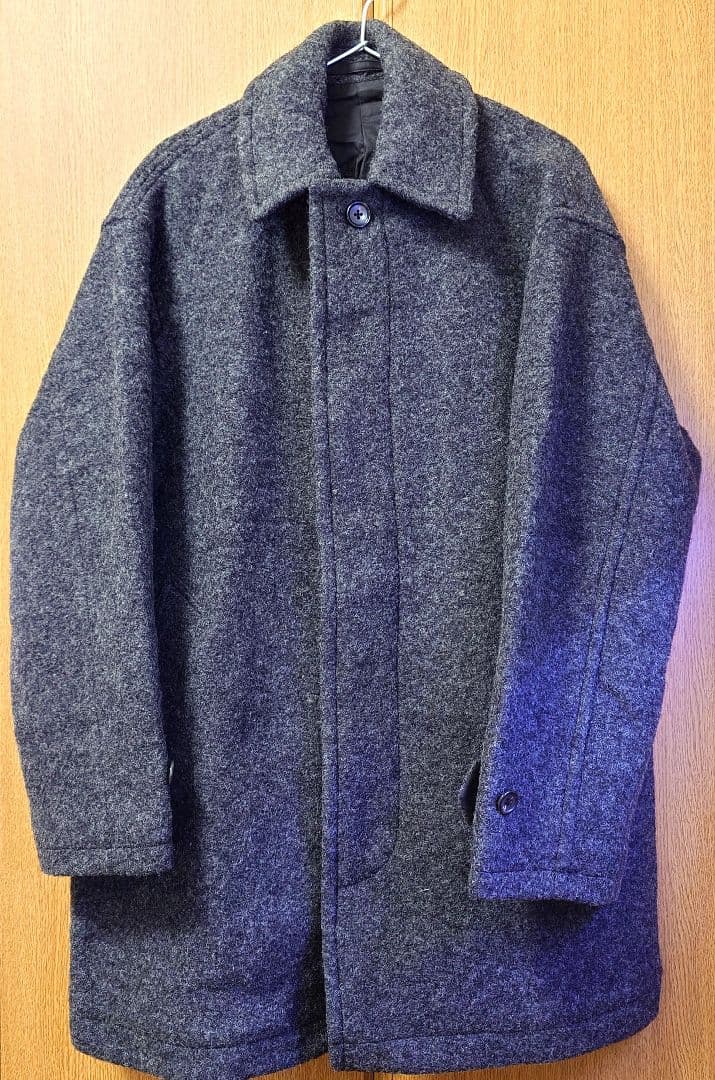 ジャケット・アウター Steven Alan KNIT FLEC HALF BALMACAANCOAT