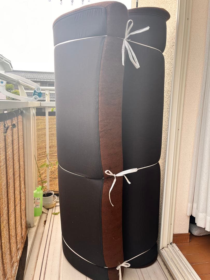 エアーマットレス ブラウンブラック　ダブル