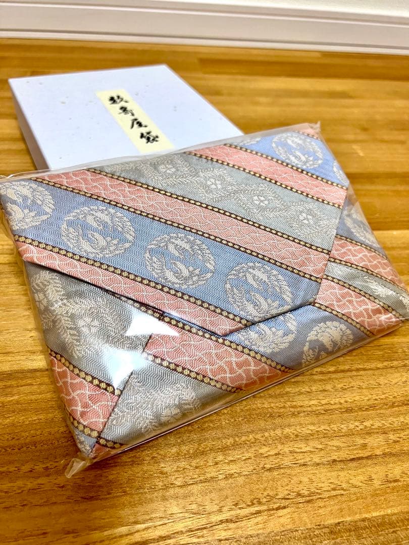 数寄屋袋　茶道具　撫子烏丸模様