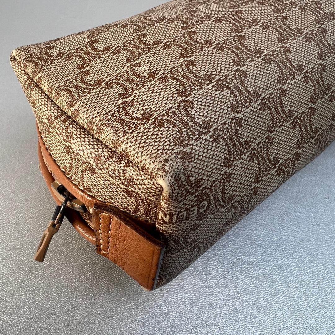 CELINE セリーヌ マカダム柄 ポーチ A-10916