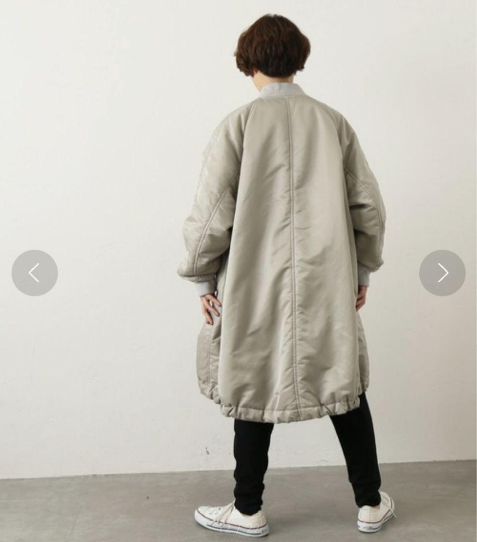 journal standard luxe　ナイロンナカワタミリタリーリブコート