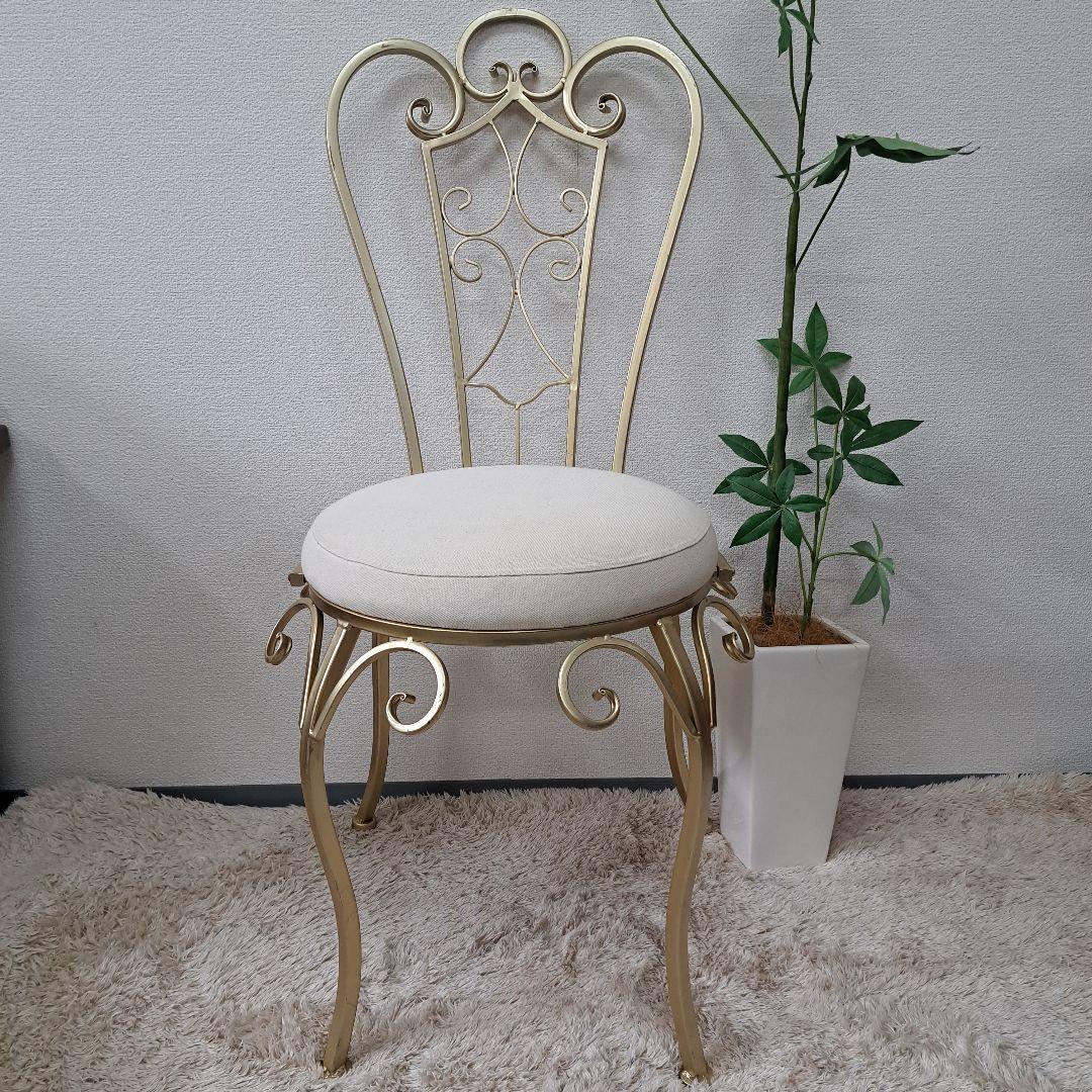 9*6様 ♡A&B  折り畳み式アイアン Gold ダイニングChair