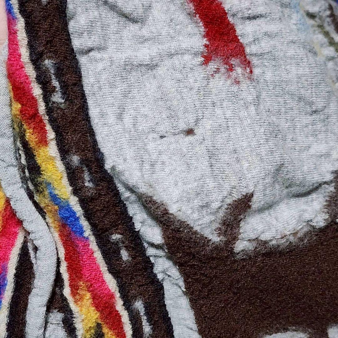 キャピタル KAPITAL 縮絨ウールマフラー ロング BIRD TREE