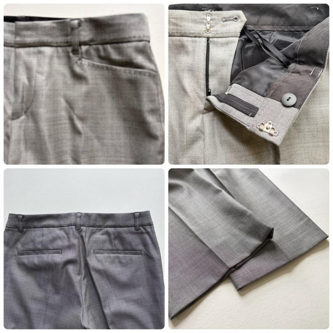 ＊美品【インディヴィ】パンツスーツ　ロロピアーナ　グレー スーツ セットアップ