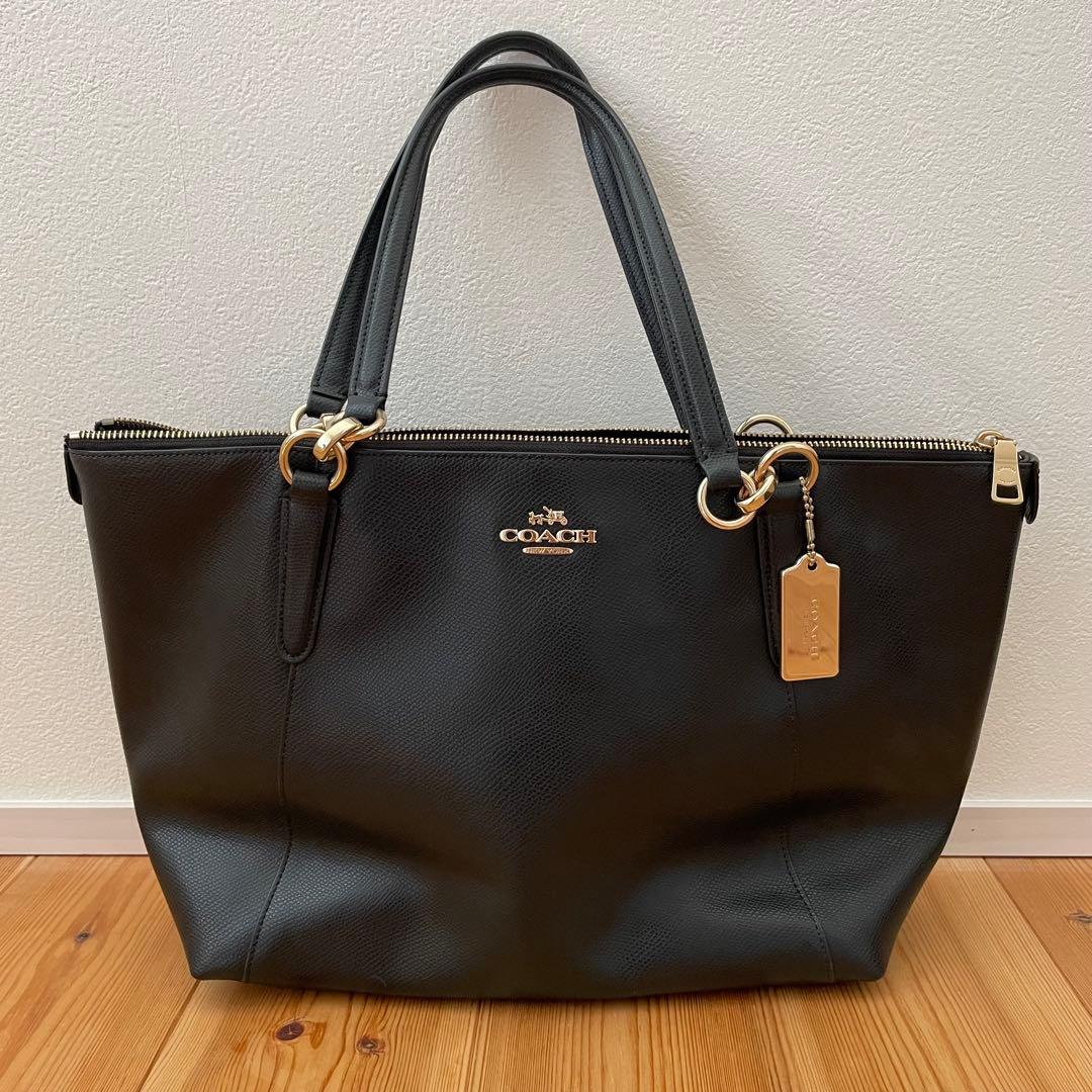 COACH トートバッグ A4 ブラック 通勤通学