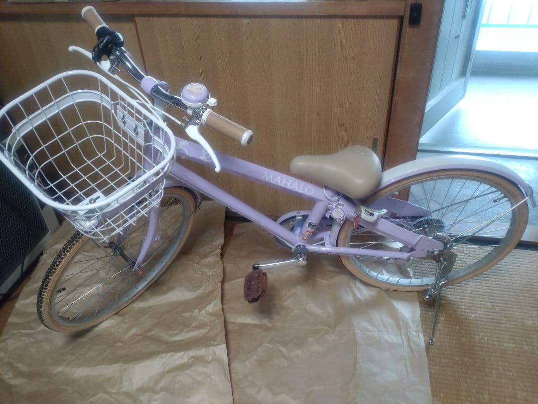 MAHALOジュニア　22インチ　パープル　自転車