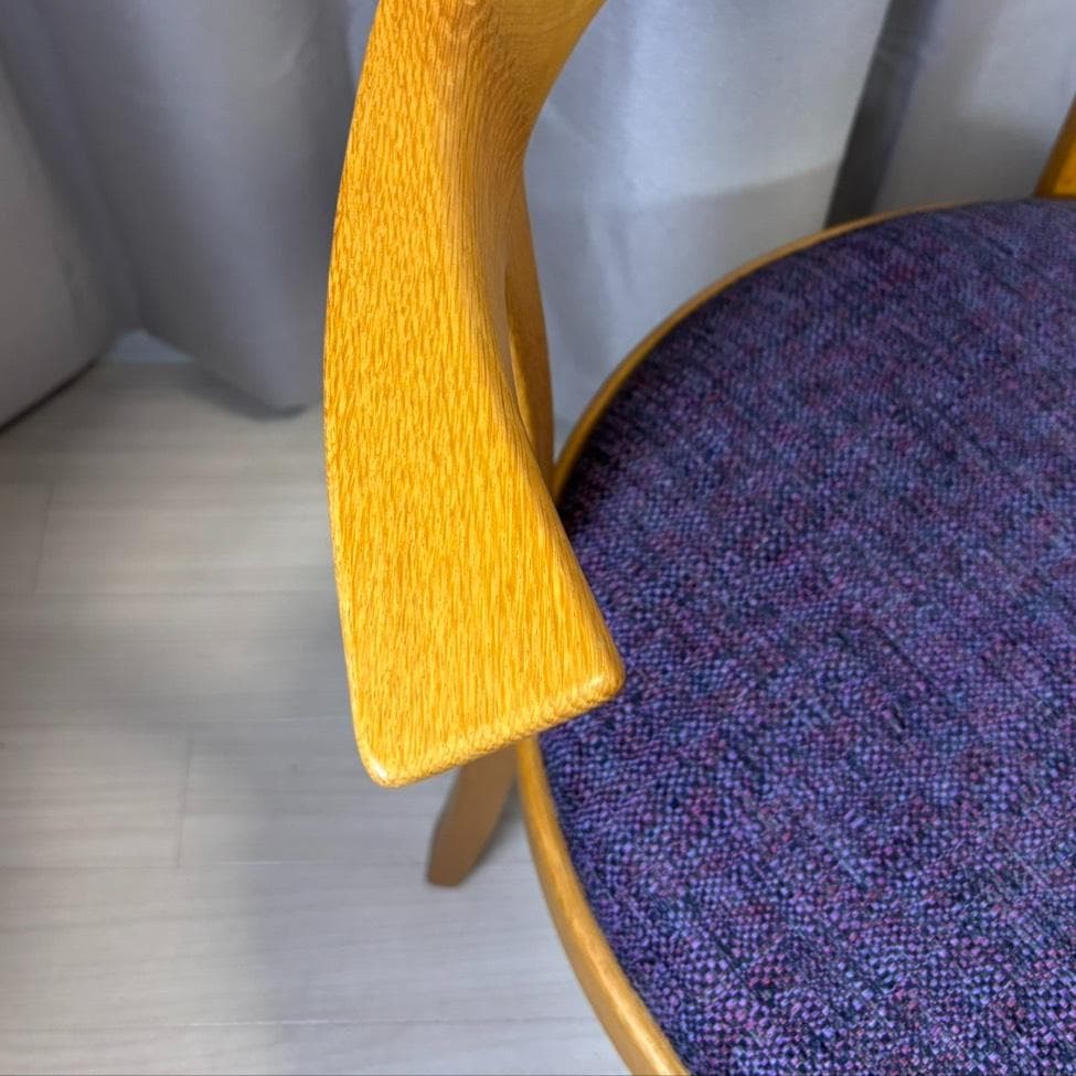 【美品】　カンディハウス ツイスト2 ダイニングチェア 紫