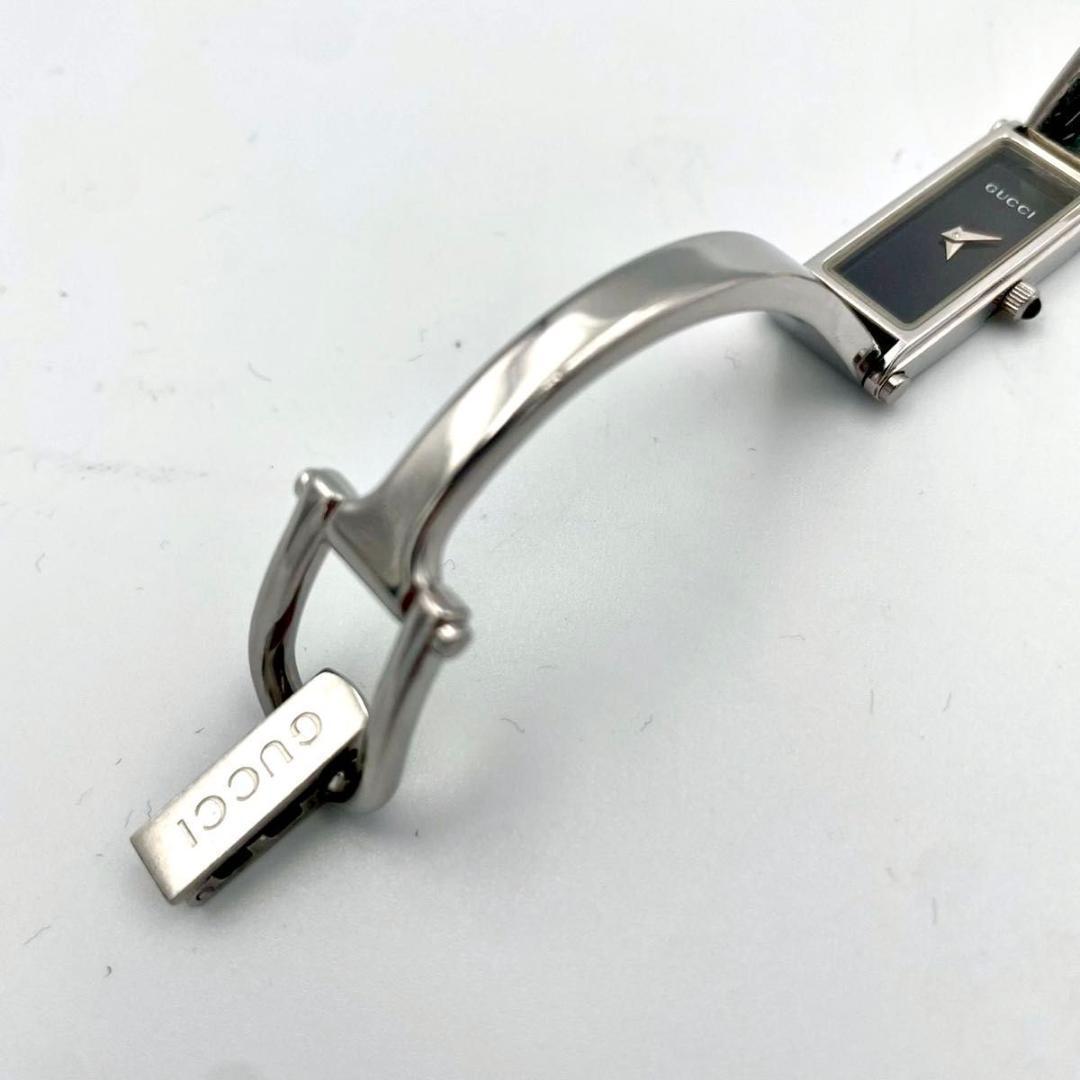 356 美品 新品電池 グッチ 1500L 腕時計 クオーツ バングルウォッチ