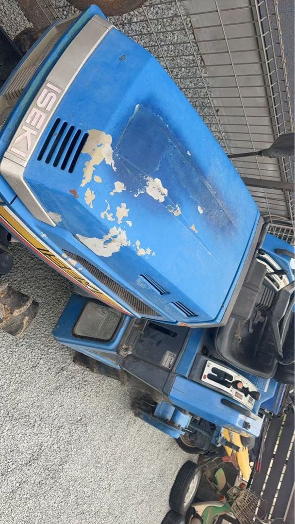 山梨県甲府市発イセキTU155トラクター 15馬力実働 現状 4WD ISEKI