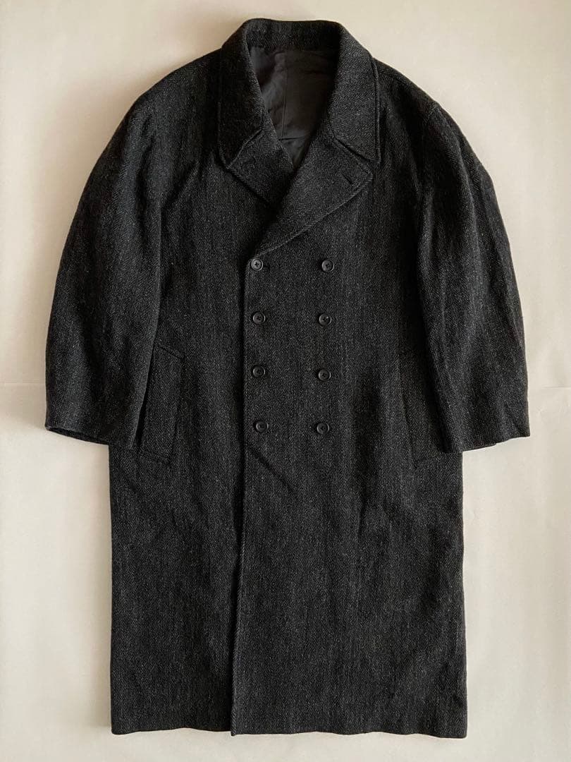 赤ラベル　赤タグ　Y's for men ワイズフォーメン　ツイード　コート