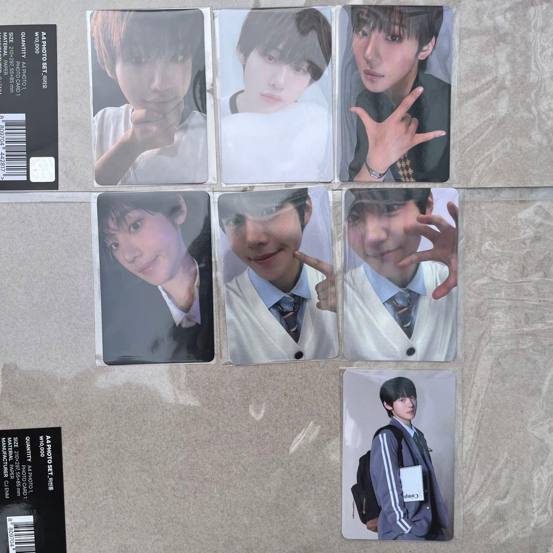 ボイプラ アーカイブ展 韓国 キムシファン トレカ 7枚セット コンプ