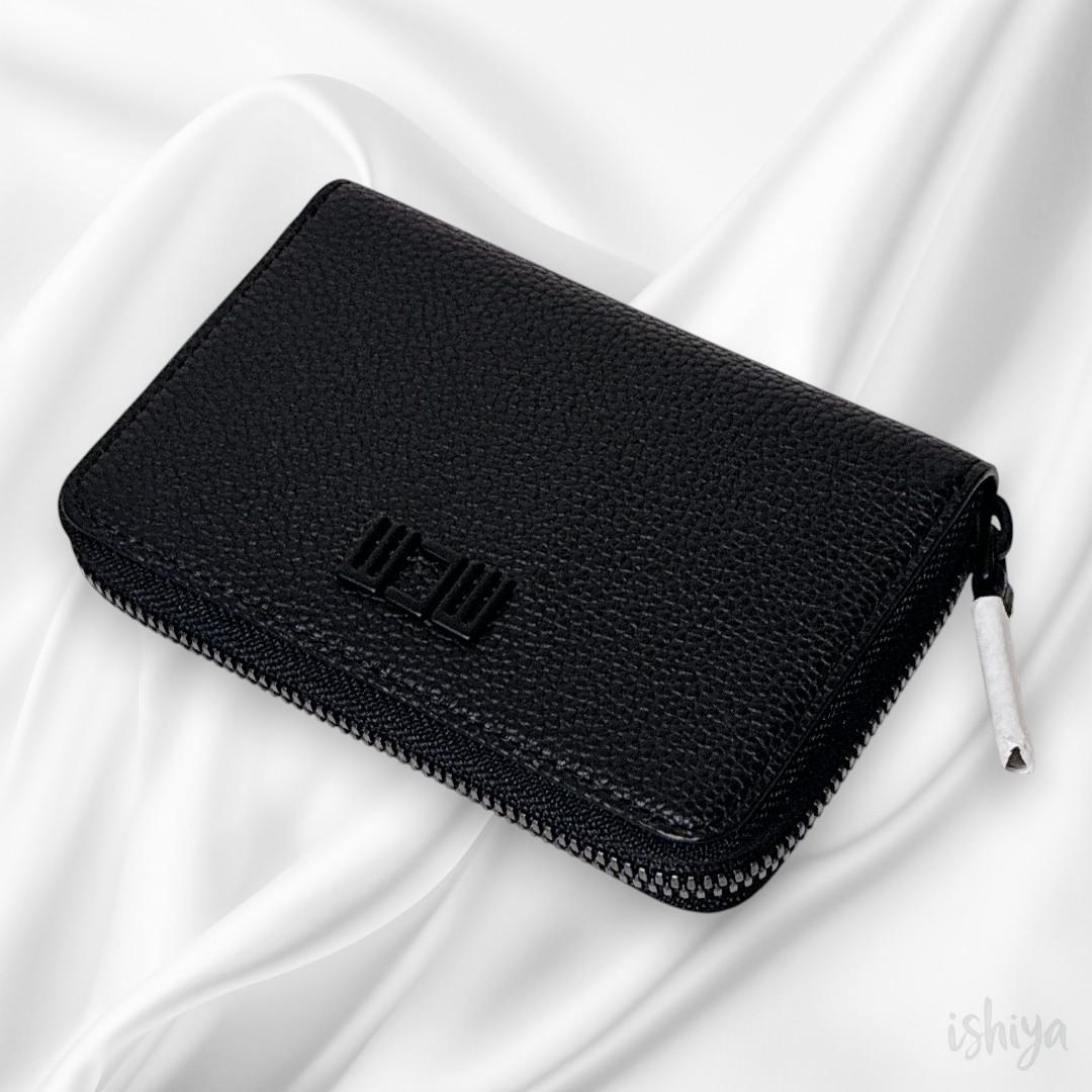 【未使用品】MCM レザー コンパクト ケース カードケース エムシーエム