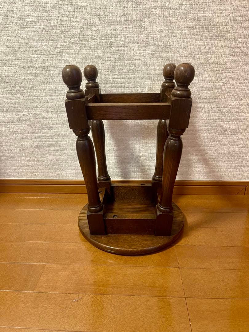 横浜家具 ノックオンウッド コロニアル ターニングスツール