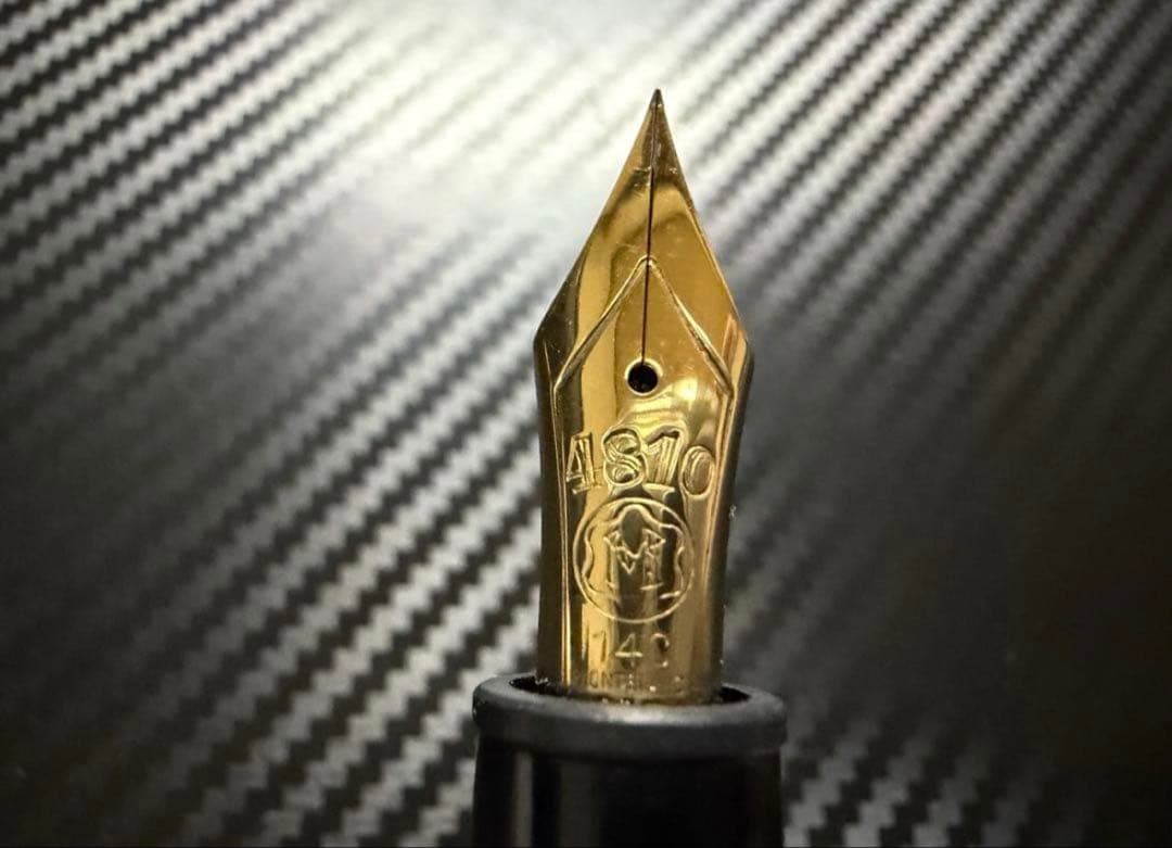 モンブラン 万年筆 マイスターシュテュック 146 14C 全金 EF 極細字