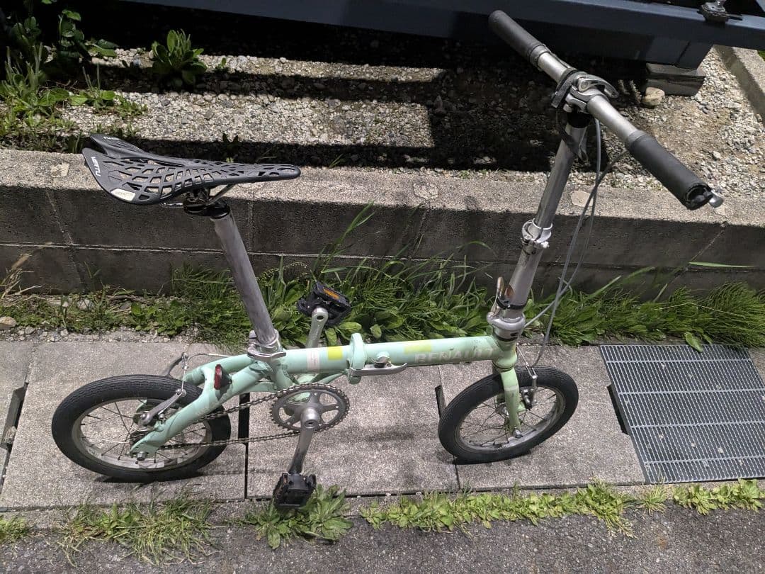 折りたたみ自転車 RENAULT LIGHT8ミントグリーン