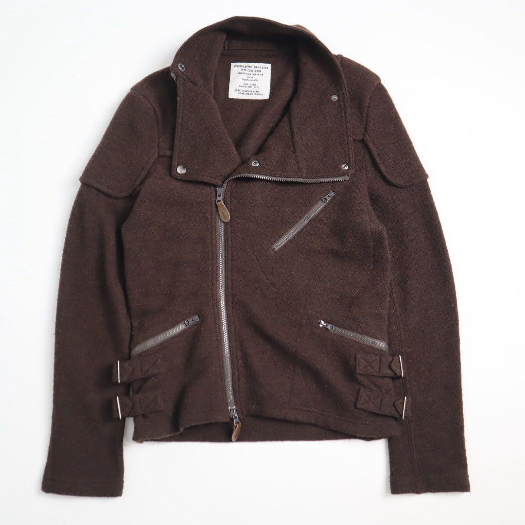 archive zucca 2009-10 ウール アーマーライダース ブルゾン