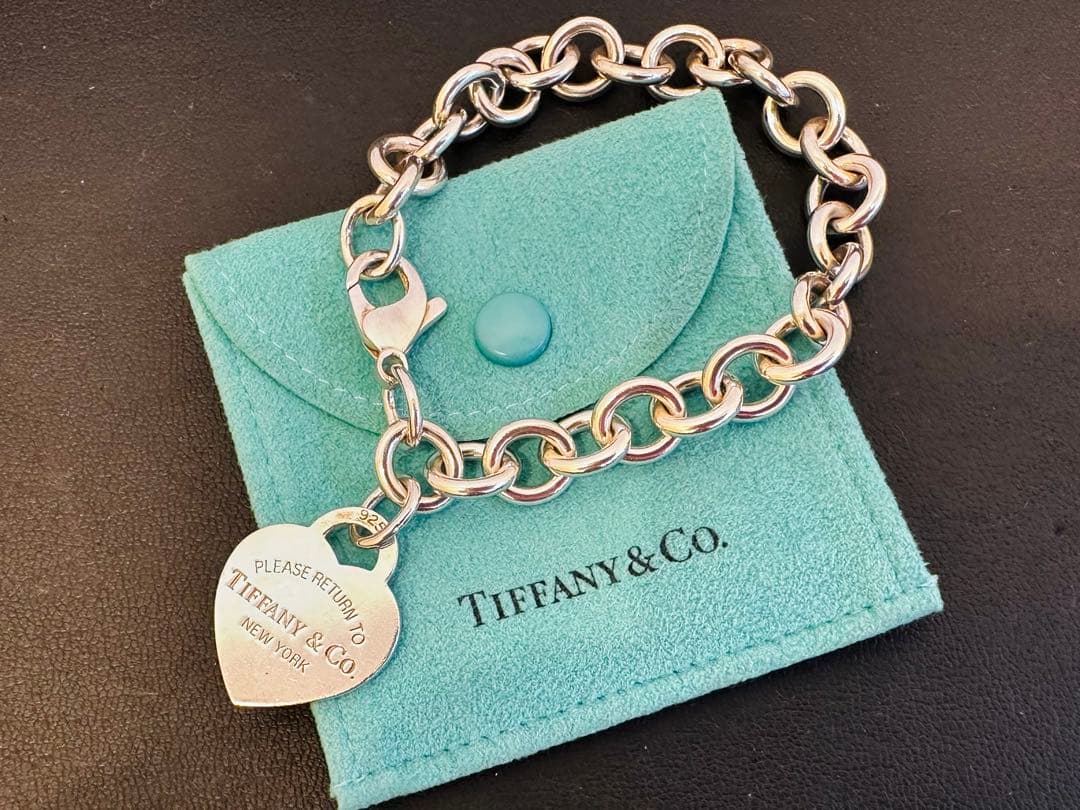 ◇ティファニー リターントゥハート タグ チェーンブレスレット シルバー◇
