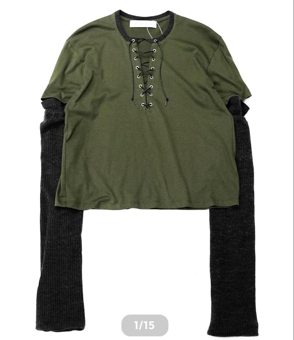 NEW OLD AW25 RIB SLEEVE TOP サイズ44