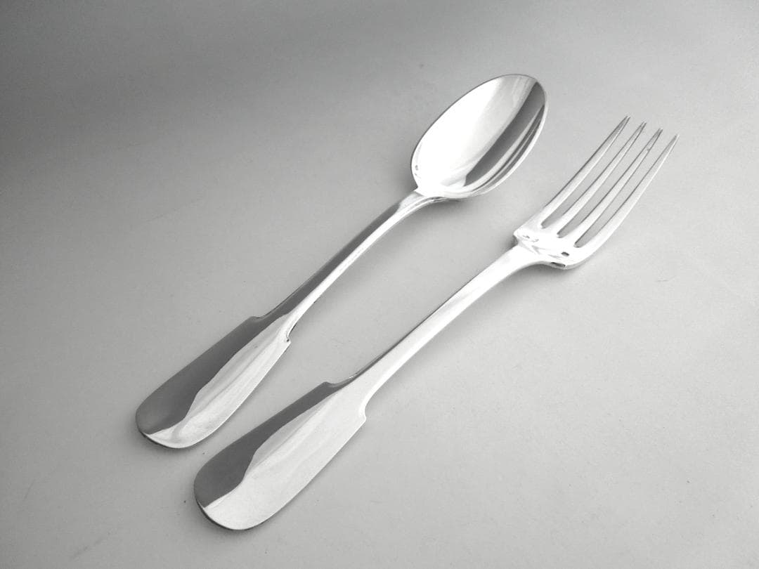 クリストフル　シルバースプーン&フォーク　Christofle　純銀