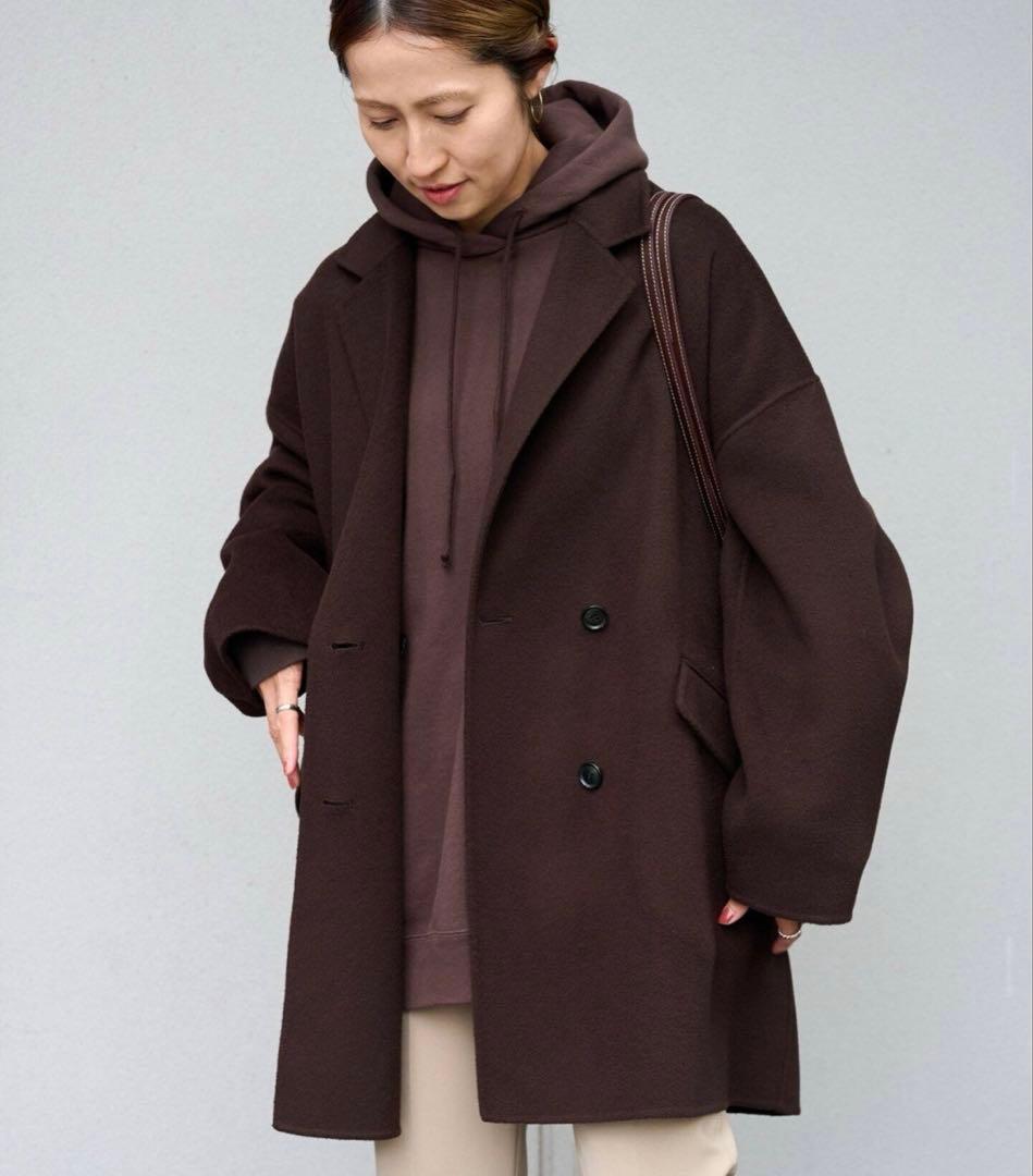 最終価格　Framework ハミルトンリバーテーラードコート　ブラウン 38