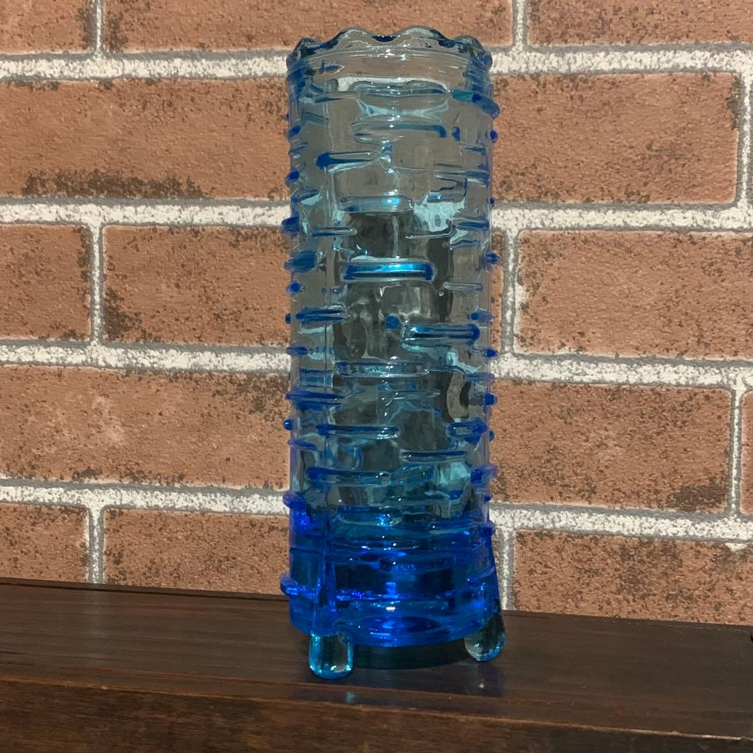 激レア❗️ザプコヴィツェ・ガラス工場 ヤン・シルヴェスター・ドロスト花瓶 花生け