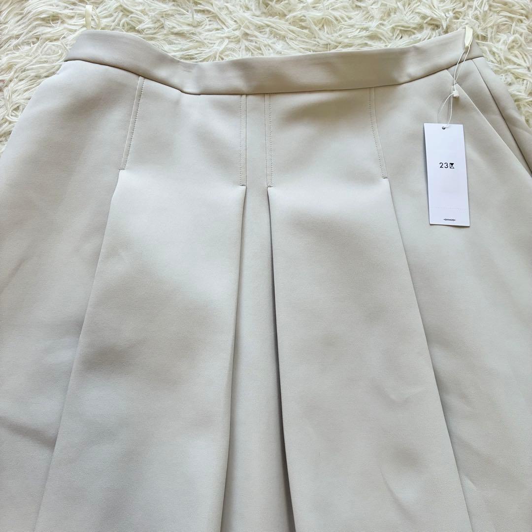 タグ付23区　ネオプレーンジャージー タック スカート　2024年