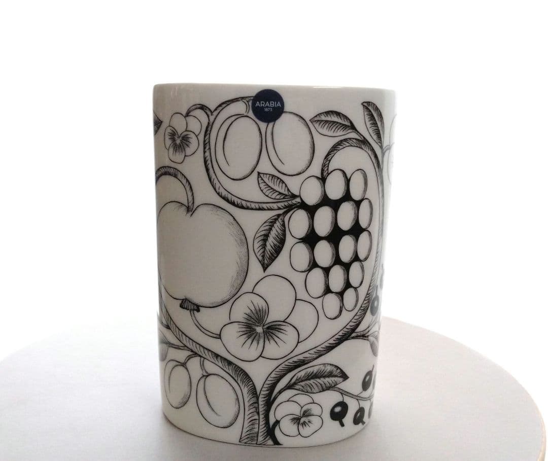 ARABIA 150周年　パラティッシ　ブラック　ベース　18cm