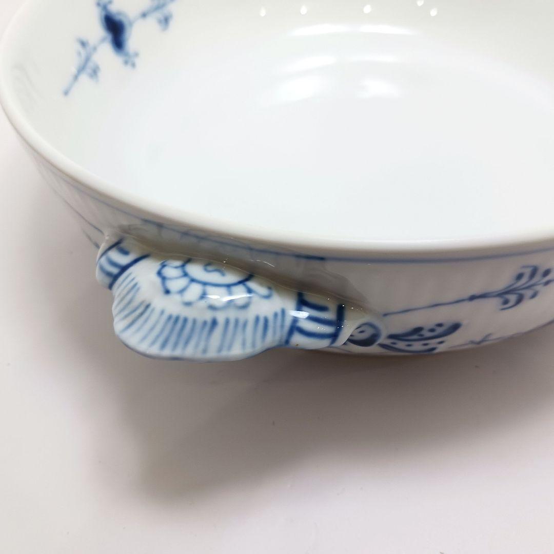 Y3223-3 ロイヤルコペンハーゲン ブルーフルーテッド スープチューリン　L