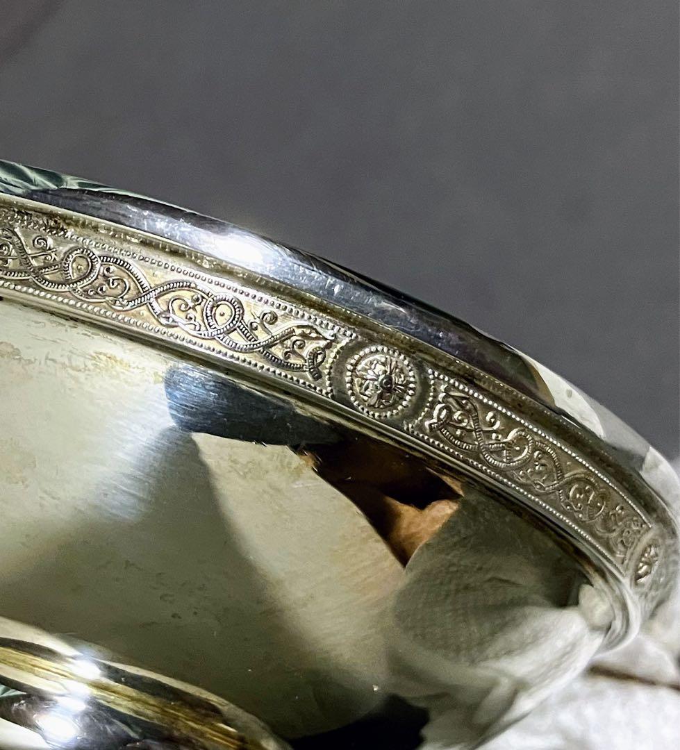 スターリングシルバー ボンボンディッシュ 小皿 小物入れ 英国製