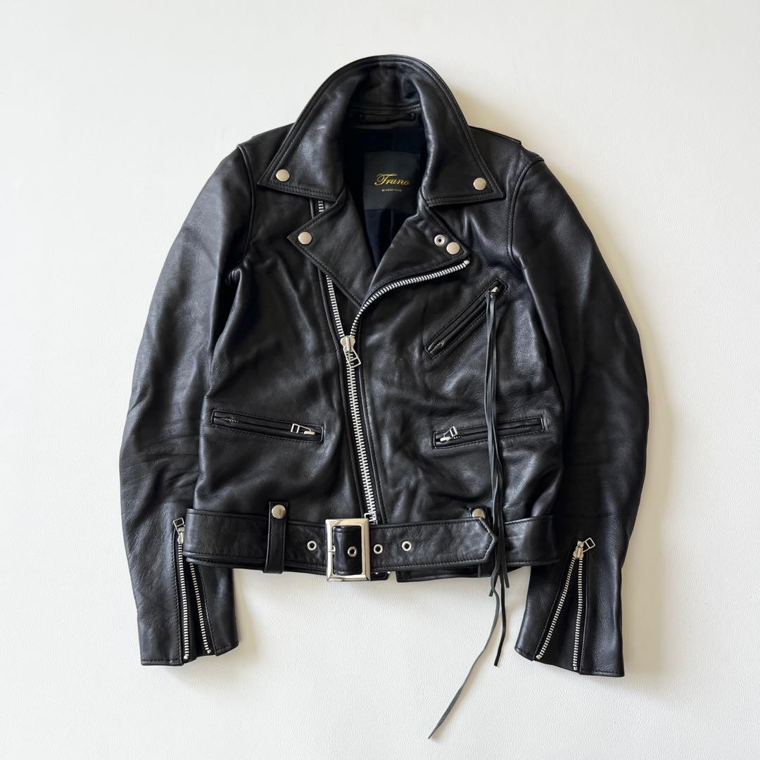 ▼極美品✨TRUNO by NOISEMAKERライダースジャケット ラムレザー