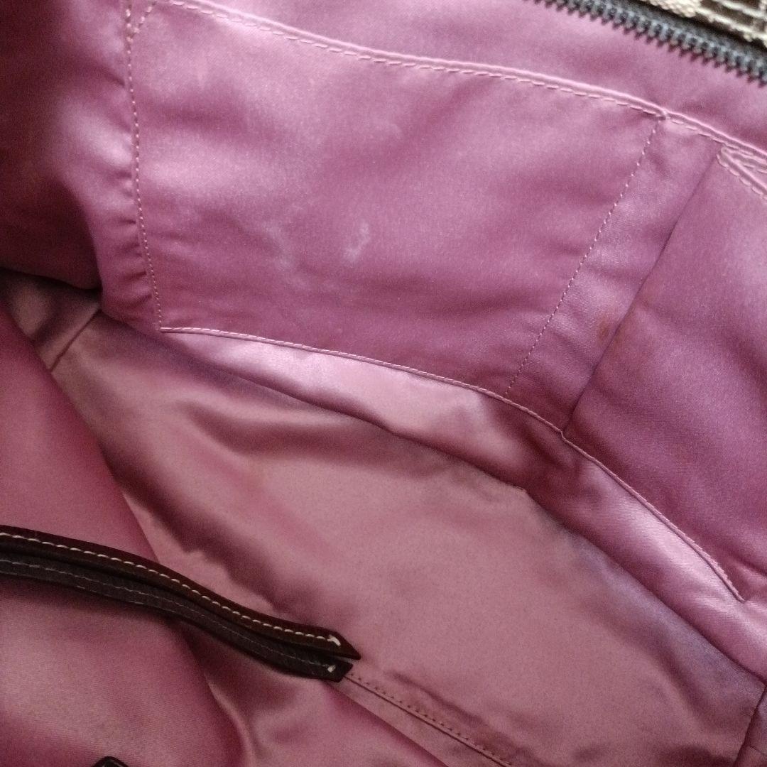 coach パッチワーク シグネチャー ブリーカー トートバッグ ブラウン