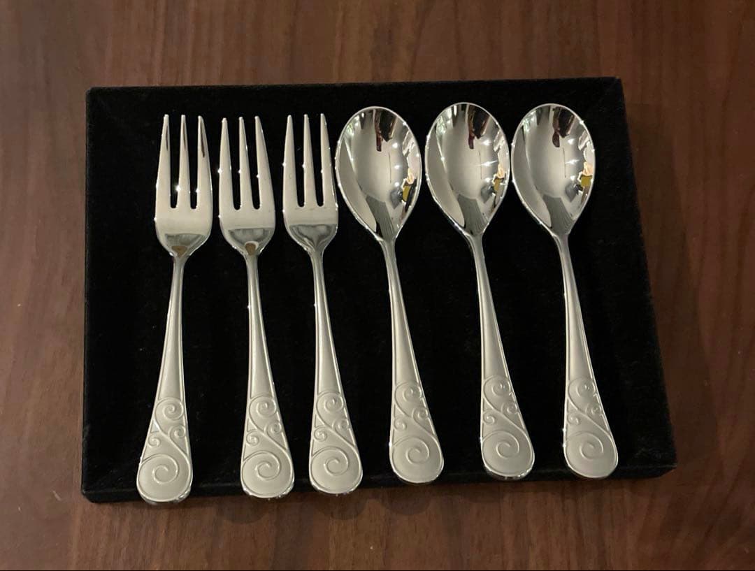 ウェッジウッド カトラリー　デザートスプーン　デザートフォーク 6本