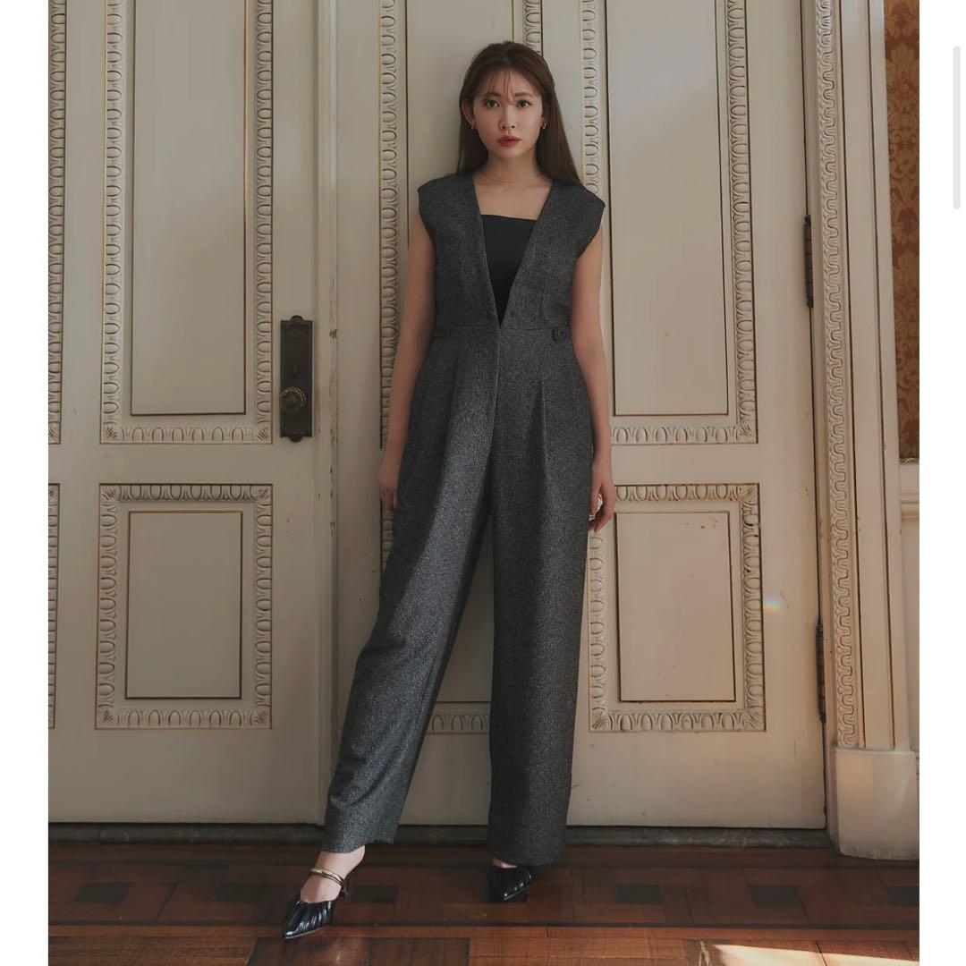 サロペット・オーバーオール・オールインワン MAiSON Her lip to Vol.1 Tweed Jumpsuit