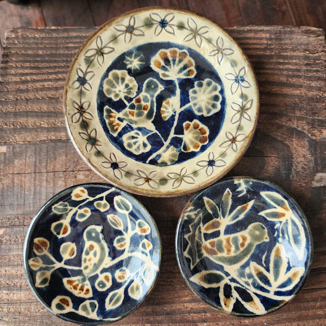 No.157　新品　やちむん　皿 3点