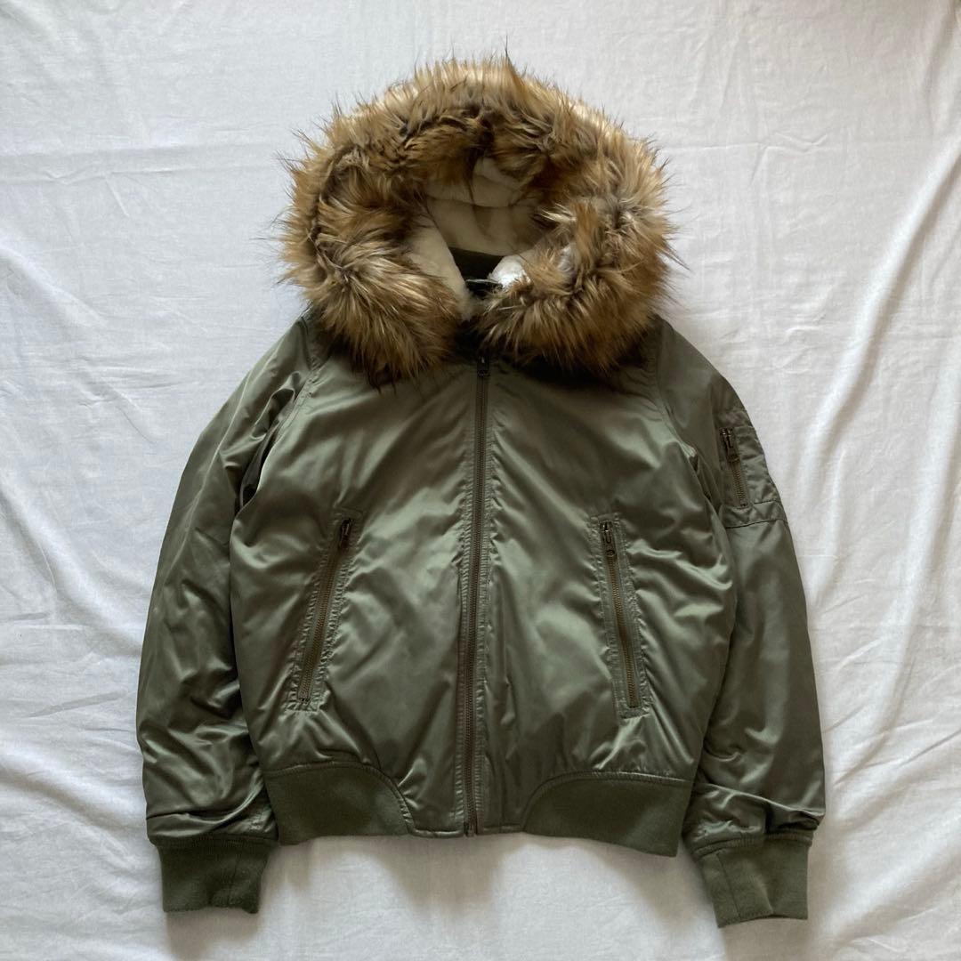 flight bomber jkt type N2B 短丈 y2k 鬼ファー