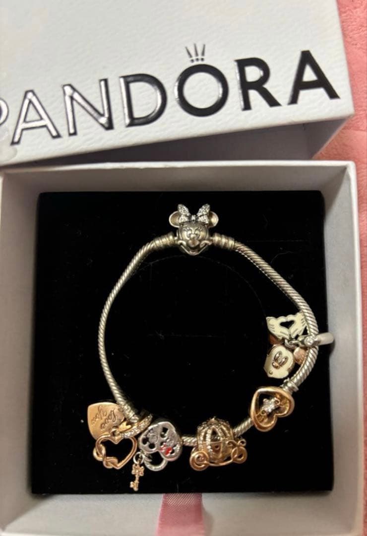 Pandora ミッキー&ミニーブレスレット