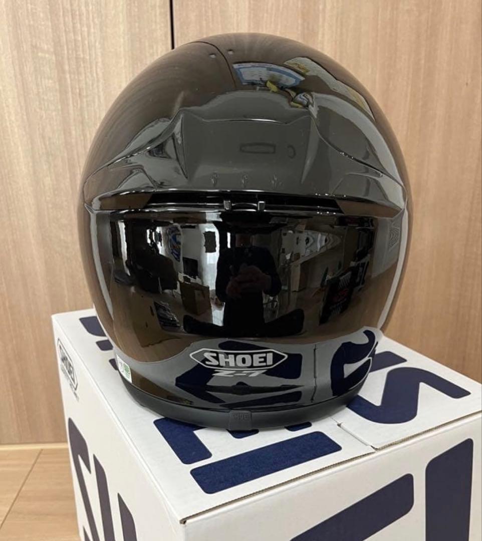 SHOEI Z-7 艶あり黒 Ｌサイズ ゴールド・シルバーミラー付き