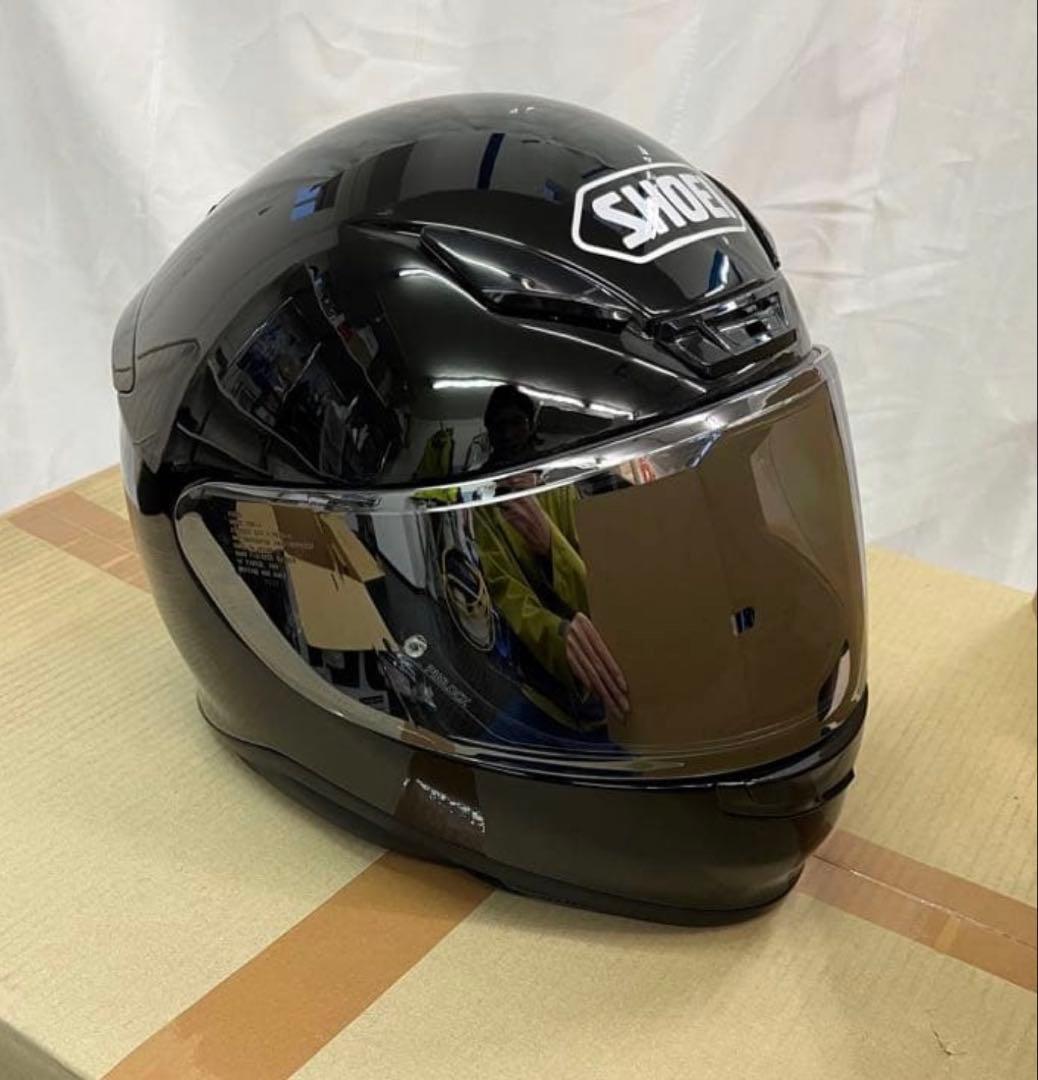 SHOEI Z-7 艶あり黒 Ｌサイズ ゴールド・シルバーミラー付き