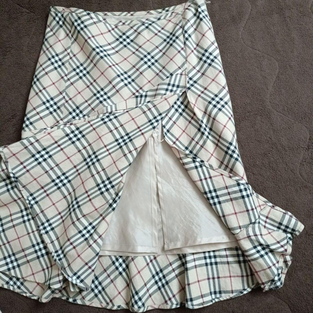 【楽一番公式アカウント04さま専用】バーバリーブルーレーベル 巻スカート