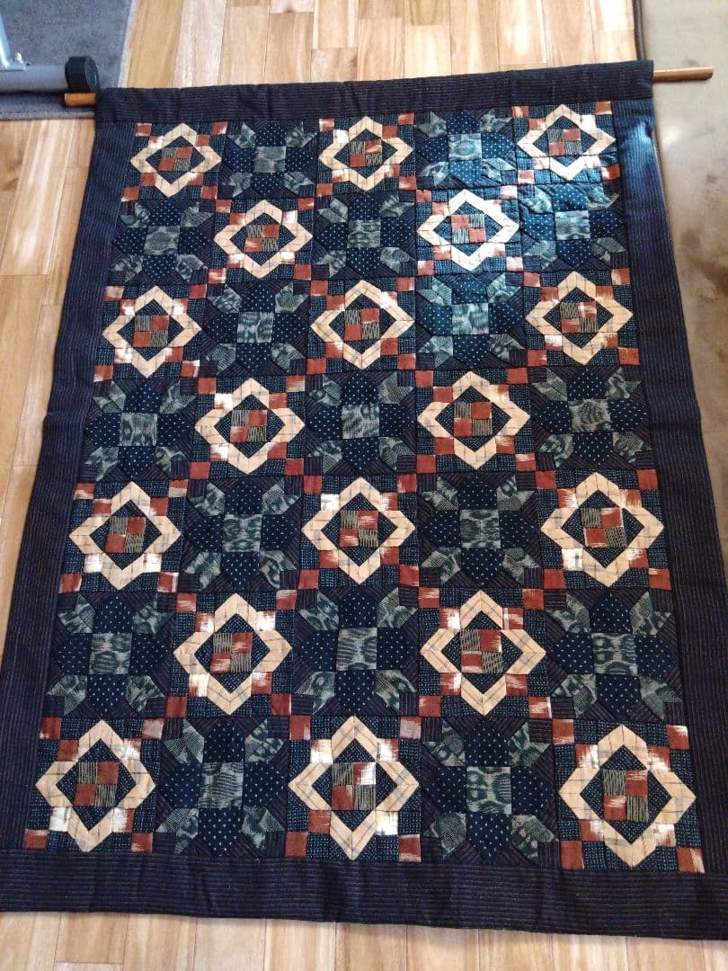 古布 絣等タペストリー