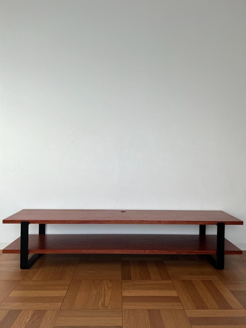 kanademono（かなでもの）脚 × ブビンガ無垢板　テレビボード